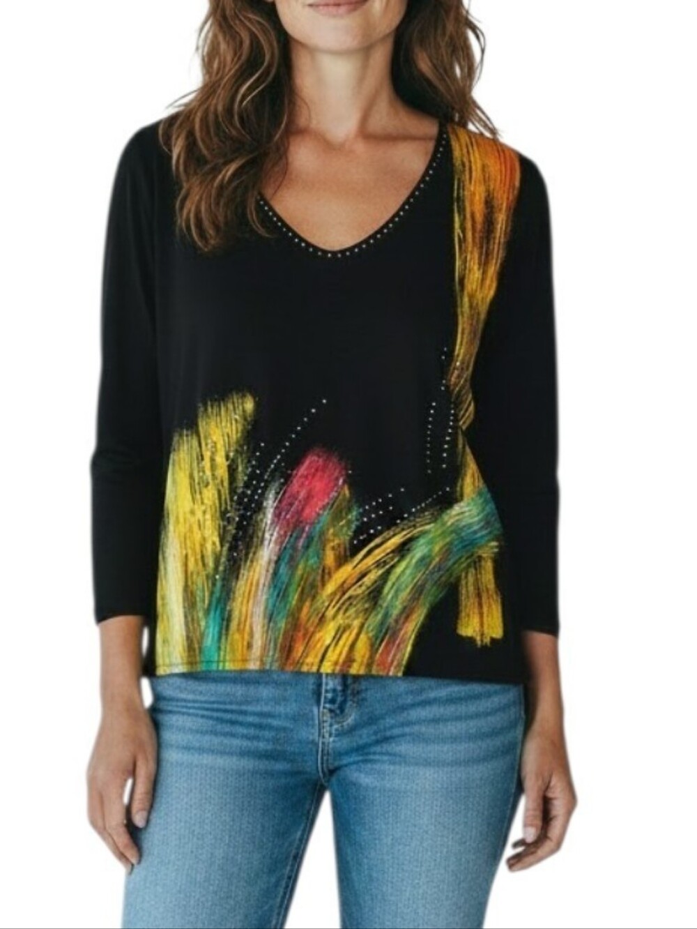 Valentina Wearable Art Deco Blouse